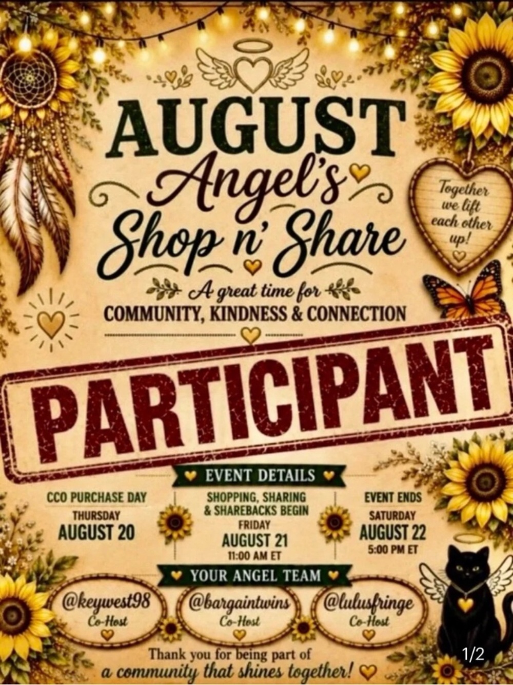 Angel Numbers Shop & Share Participant
